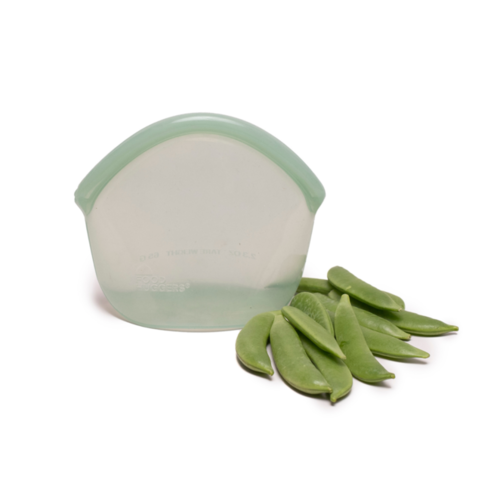 Food Huggers Herbruikbare Siliconen Zak 400ml - Juniper Clear Food Huggers Herbruikbare Siliconen Zak 400ml - Juniper Clear