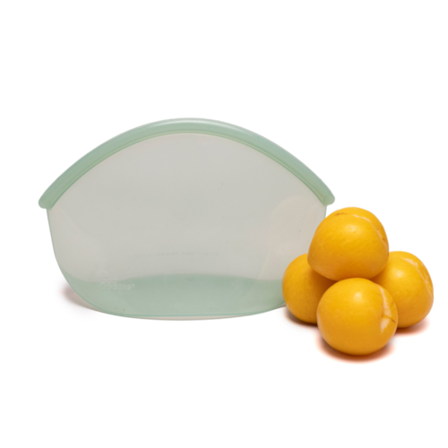 Food Huggers Herbruikbare Siliconen Zak 900ml - Juniper Clear Food Huggers Herbruikbare Siliconen Zak 900ml - Juniper Clear