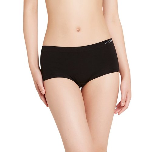 Boody Bamboo Boyleg Briefs Boxer - Black Boody Bamboo Boyleg Briefs Boxer - Black