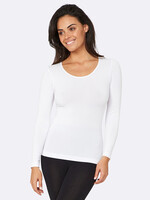 Boody Bamboe Long Sleeve Top - Wit