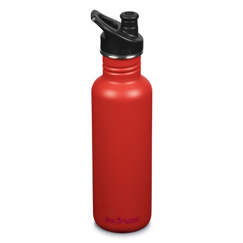 Klean Kanteen RVS Drinkfles Classic 800ml (w/Sport Cap) Klean Kanteen RVS Drinkfles Classic 800ml (w/Sport Cap)