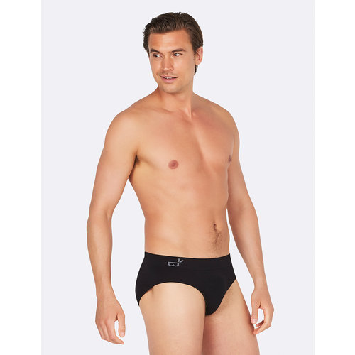 Boody Bamboe Heren Heupslip - Zwart Boody Bamboe Heren Heupslip - Zwart