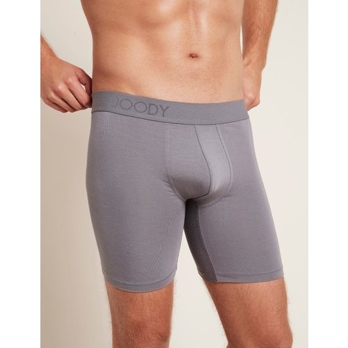 Boody Bamboe Heren Boxers Middenlang - Grijs Boody Bamboe Heren Boxers Middenlang - Grijs