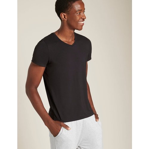 Boody Bamboo V-Neck T-Shirt - Black Boody Bamboo V-Neck T-Shirt - Black