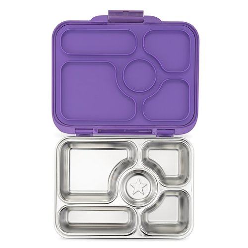 Yumbox Presto RVS Lekvrije Bento Box - Remy Lavender Yumbox Presto RVS Lekvrije Bento Box - Remy Lavender