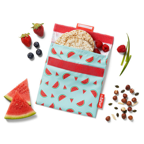 Roll'Eat Snack'n'Go Herbruikbaar Boterhamzakje - Fruits Watermelon Roll'Eat Snack'n'Go Herbruikbaar Boterhamzakje - Fruits Watermelon