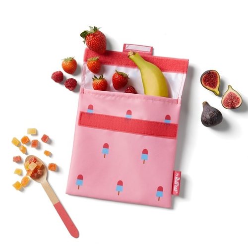 Roll'Eat Snack'n'Go Herbruikbaar Boterhamzakje - Ice Cream Roll'Eat Snack'n'Go Herbruikbaar Boterhamzakje - Ice Cream
