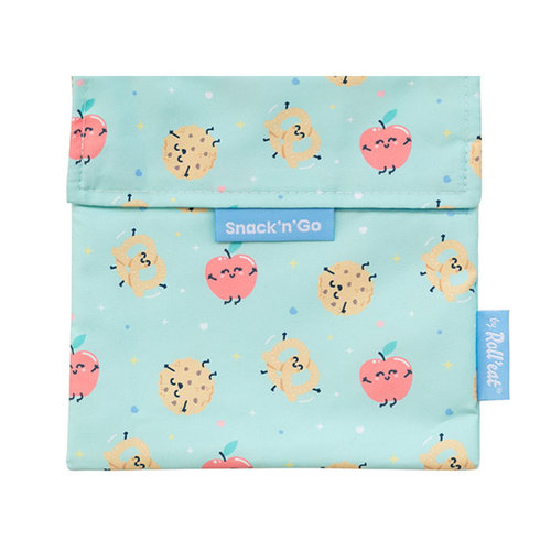 Roll'Eat Snack'n'Go Herbruikbaar Boterhamzakje - Mr Wonderful Apple Roll'Eat Snack'n'Go Herbruikbaar Boterhamzakje - Mr Wonderful Apple
