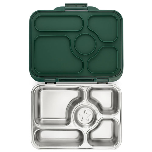 Yumbox Presto RVS Lekvrije Bento Box - Kale Green Yumbox Presto RVS Lekvrije Bento Box - Kale Green