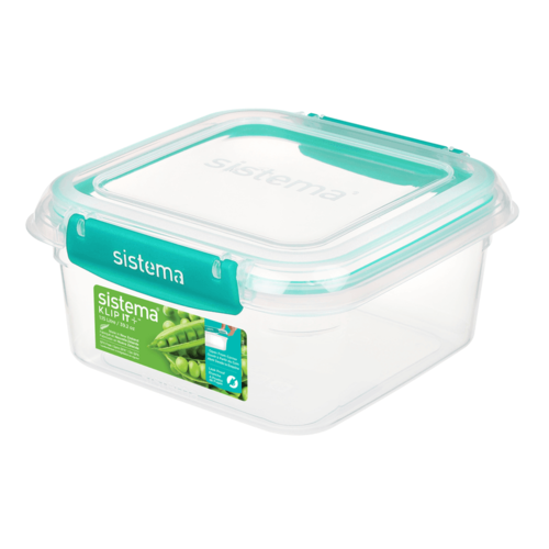 Sistema Klip It Vierkante Voorraaddoos - 1.15L Sistema Klip It Vierkante Voorraaddoos - 1.15L