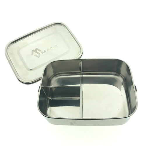 Made Sustained Edelstahl Lunchbox Large Trio Auslaufsicher Made Sustained Edelstahl Lunchbox Large Trio Auslaufsicher