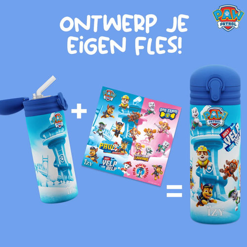 IZY Kids RVS Thermosfles (350ml) - Paw Patrol Refresh Boys