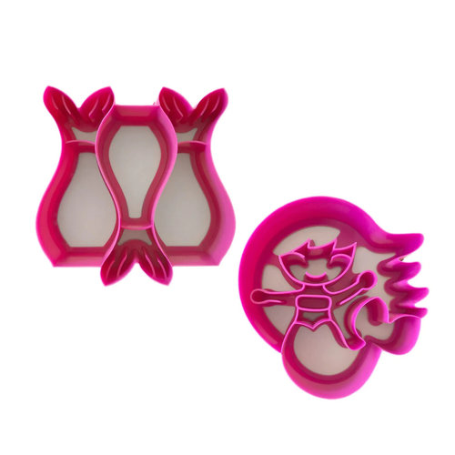 Lunchpunch Sandwich Snijders Brood Decoratie - Mermaid Lunchpunch Sandwich Snijders Brood Decoratie - Mermaid
