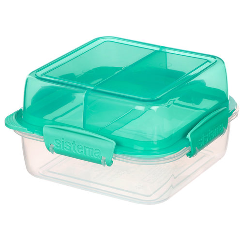 Sistema Lunchbox Stack To Go 1.24L - Teal Sistema Lunchbox Stack To Go 1.24L - Teal