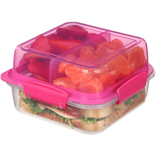 Sistema Lunchbox Stack To Go 1.24L - Teal