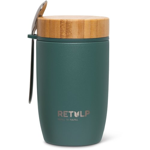 Retulp RVS Big Mug Premium Incl Lepel - Groen Retulp RVS Big Mug Premium Incl Lepel - Groen