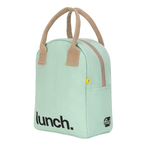 Fluf Eco Zipper Lunch Bag - Mint