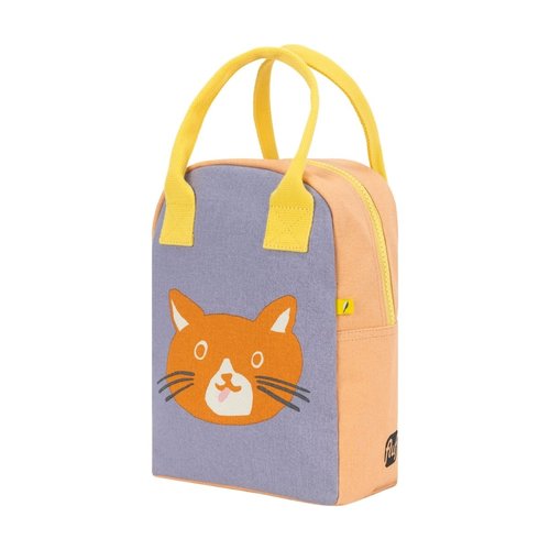 Fluf Eco Zipper Lunch Bag - Kat Fluf Eco Zipper Lunch Bag - Kat