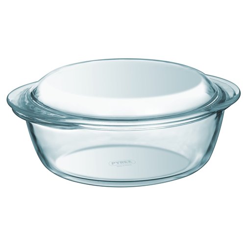 Pyrex Glazen Ovenschaal Met Deksel 1,6L Pyrex Glazen Ovenschaal Met Deksel 1,6L