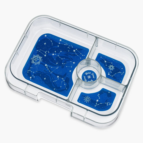 Yumbox Panino Bento Lunchbox mit 4 Fächern - Luna Aqua