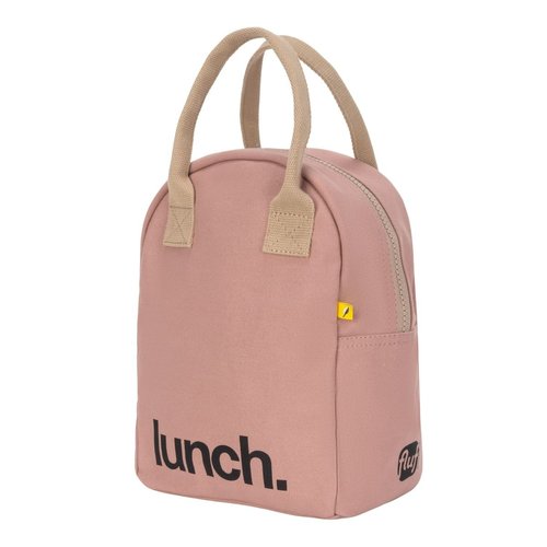 Fluf Eco Zipper Lunch Bag - Mauve Fluf Eco Zipper Lunch Bag - Mauve
