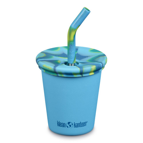 Klean Kanteen Kindertasse aus Edelstahl mit Strohhalm Klean Kanteen Kindertasse aus Edelstahl mit Strohhalm