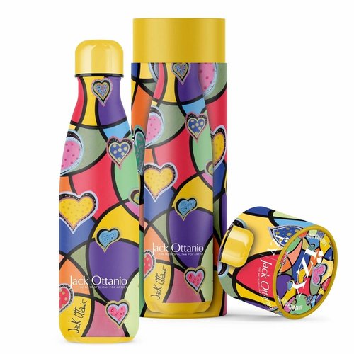 IZY RVS Drinkfles Thermosfles (500ml) - Jack Ottanio IZY RVS Drinkfles Thermosfles (500ml) - Jack Ottanio