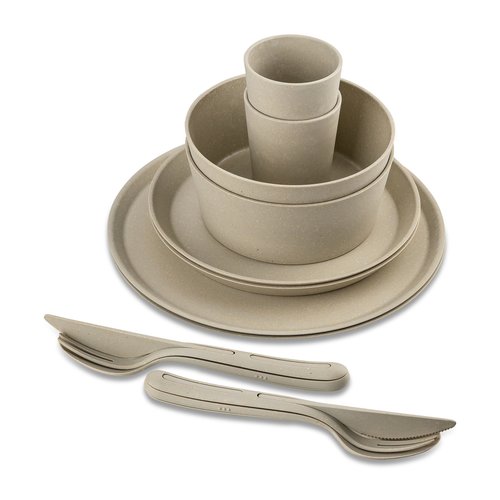 Koziol Bio Circulair Servies Set Helsinki - Sand Koziol Bio Circulair Servies Set Helsinki - Sand