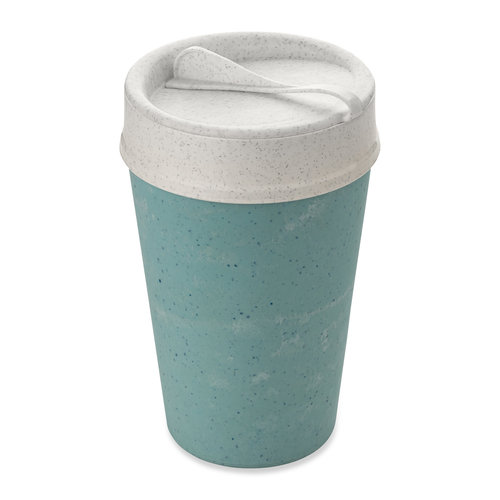 Koziol Bio Circulair Iso To Go Koffiebeker 400ml - Blauw Koziol Bio Circulair Iso To Go Koffiebeker 400ml - Blauw