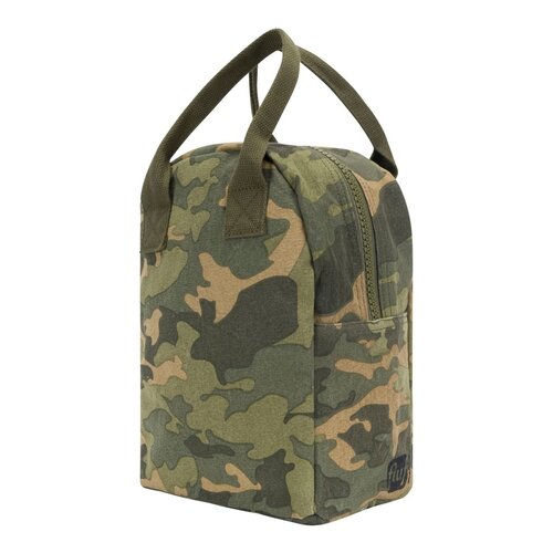 Fluf Eco Zipper Lunch Bag - Camo Fluf Eco Zipper Lunch Bag - Camo