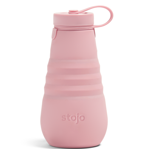 Stojo Opvouwbare Drinkfles 590ml - Roze Stojo Opvouwbare Drinkfles 590ml - Roze
