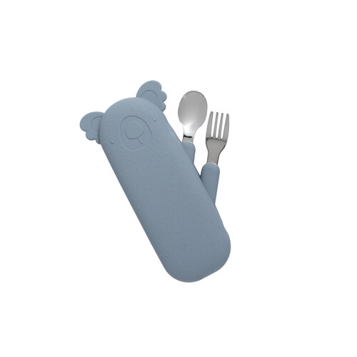 The Cotton Cloud Zoe The Koala Bestekset/Case - Grey The Cotton Cloud Zoe The Koala Bestekset/Case - Grey