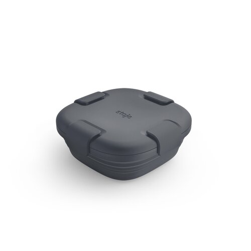 Stojo Opvouwbare Siliconen Lunchbox 700ml - Carbon Stojo Opvouwbare Siliconen Lunchbox 700ml - Carbon