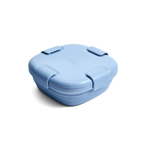 Stojo Opvouwbare Siliconen Lunchbox 700ml - Steel Stojo Opvouwbare Siliconen Lunchbox 700ml - Steel