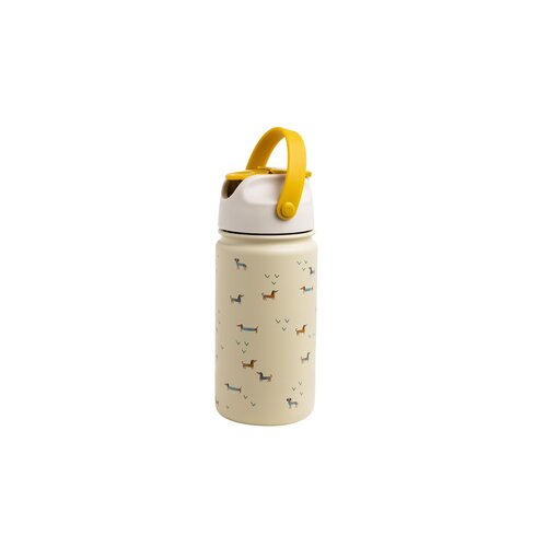 The Cotton Cloud RVS Drinkfles - Teckel The Cotton Cloud RVS Drinkfles - Teckel