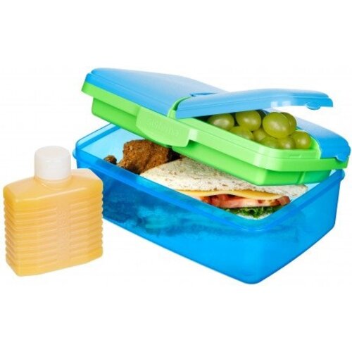 Bluey Lunch Box & Bottle Set, Plastic Lunchboxes, Plasticware, Kitchen, Household