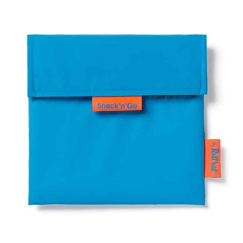Roll'Eat Snack'n'Go Herbruikbaar Boterhamzakje - Fluor Blue Roll'Eat Snack'n'Go Herbruikbaar Boterhamzakje - Fluor Blue