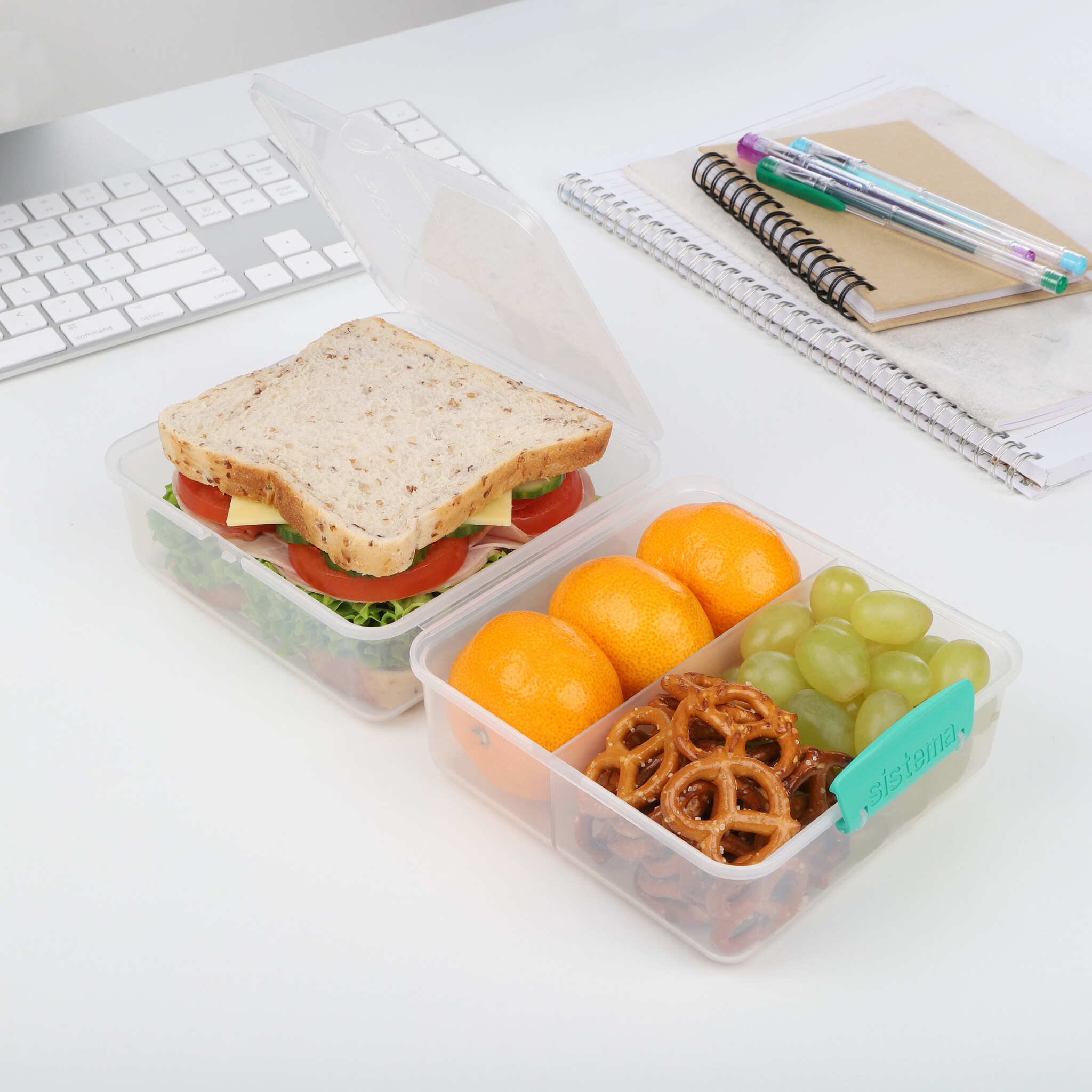 Sistema Lunchbox 'Cube' (1.4L) - Pink - Shalimo