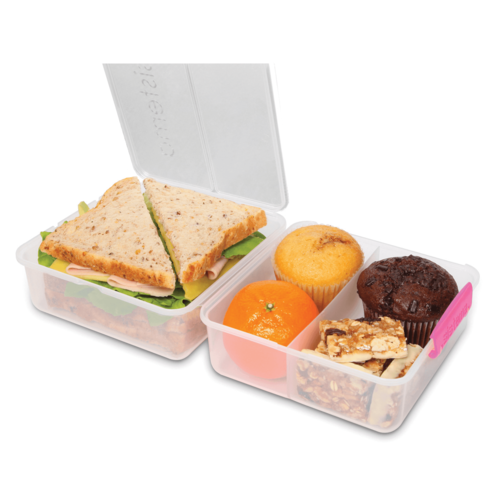 Sistema Lunch Box 'Cube' - Transparant Teal