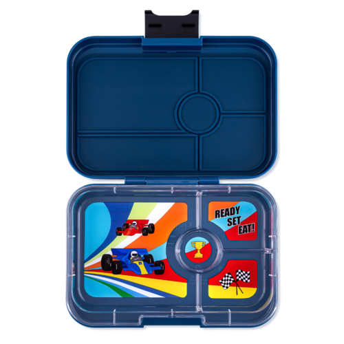 Yumbox Tapas XL Lunchbox 4 Vakken - Monte Carlo/Race Cars Yumbox Tapas XL Lunchbox 4 Vakken - Monte Carlo/Race Cars