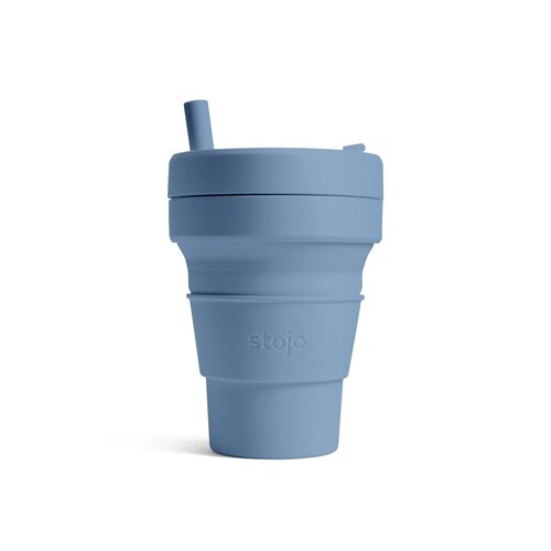 Stojo Opvouwbare Koffiebeker 470ml - Blauw Stojo Opvouwbare Koffiebeker 470ml - Blauw