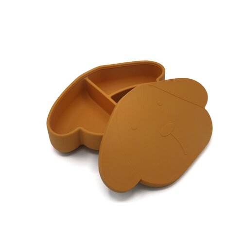 The Cotton Cloud Siliconen Lunchbox - Honey The Cotton Cloud Siliconen Lunchbox - Honey
