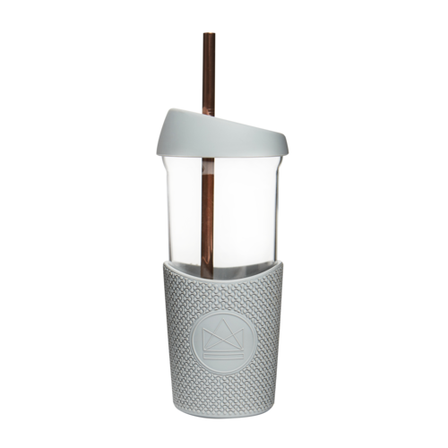 Neon Kactus Glazen Smoothie Cup 590ml - Grijs Neon Kactus Glazen Smoothie Cup 590ml - Grijs