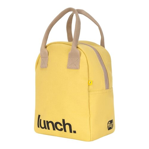 Fluf Eco Zipper Lunch Bag - Yellow Fluf Eco Zipper Lunch Bag - Yellow