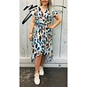 My Fashion Fashion Jurk met Frill Bolwood My Fashion Fashion Jurk met Frill Bolwood