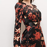 1001 Printed Silky Dress 9001 1001 Printed Silky Dress 9001