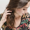 1001 Printed Suede Top Z03203 1001 Printed Suede Top Z03203