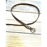 Echt lederen riem 1 cm 901569 Echt lederen riem 1 cm 901569