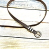 Echt lederen riem 1 cm 901569 Echt lederen riem 1 cm 901569