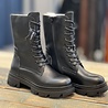 Echt lederen veterboots ZB001 Echt lederen veterboots ZB001